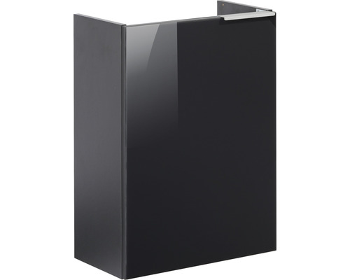 Meuble sous vasque FACKELMANN Small Bathroom Collection lxhxp 44 x 60 cm x 24,3 cm couleur de façade anthracite 86012