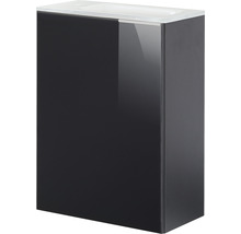 Waschtischunterschrank FACKELMANN Small Bathroom Collection BxHxT 44 x 60 cm x 24,3 cm Frontfarbe anthrazit 86012