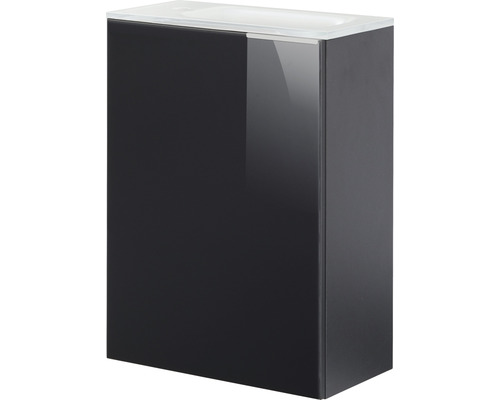 Meuble sous-lavabo avec une porte pour la salle de bain