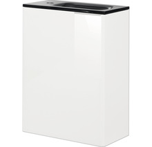 Waschtischunterschrank FACKELMANN Small Bathroom Collection BxHxT 44 x 60 cm x 24,3 cm Frontfarbe weiß weiß glänzend 86013