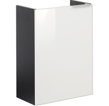 Waschtischunterschrank FACKELMANN Small Bathroom Collection BxHxT 44 x 60 cm x 24,3 cm Frontfarbe weiß weiß glänzend 86014