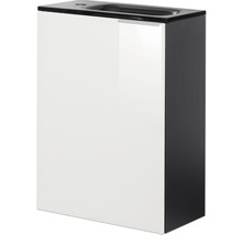 Waschtischunterschrank FACKELMANN Small Bathroom Collection BxHxT 44 x 60 cm x 24,3 cm Frontfarbe weiß weiß glänzend 86014