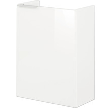 Waschtischunterschrank FACKELMANN Small Bathroom Collection BxHxT 44 x 60 cm x 24,3 cm Frontfarbe weiß weiß glänzend 86023