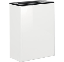 Waschtischunterschrank FACKELMANN Small Bathroom Collection BxHxT 44 x 60 cm x 24,3 cm Frontfarbe weiß weiß glänzend 86023