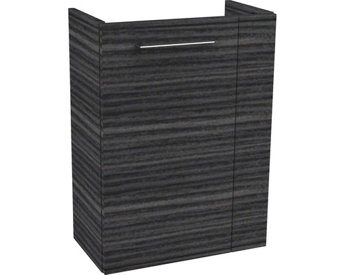 Meuble sous vasque FACKELMANN Small Bathroom Collection lxhxp 44 x 60 cm x 24,3 cm couleur de façade chêne gris 86051