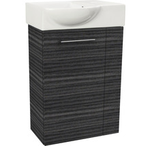 Waschtischunterschrank FACKELMANN Small Bathroom Collection BxHxT 44 x 60 cm x 24,3 cm Frontfarbe graueiche 86051