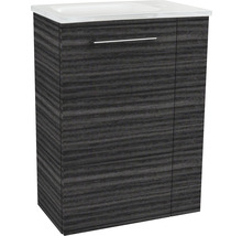 Waschtischunterschrank FACKELMANN Small Bathroom Collection BxHxT 44 x 60 cm x 24,3 cm Frontfarbe graueiche 86051