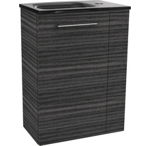 Waschtischunterschrank FACKELMANN Small Bathroom Collection BxHxT 44 x 60 cm x 24,3 cm Frontfarbe graueiche 86051