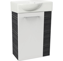 Waschtischunterschrank FACKELMANN Small Bathroom Collection BxHxT 44 x 60 cm x 24,3 cm Frontfarbe dark oak 86052