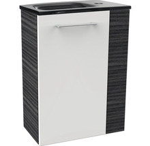 Waschtischunterschrank FACKELMANN Small Bathroom Collection BxHxT 44 x 60 cm x 24,3 cm Frontfarbe dark oak 86052