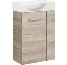 Waschtischunterschrank FACKELMANN Small Bathroom Collection BxHxT 44 x 60 cm x 24,3 cm Frontfarbe esche grau 86055
