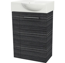 Waschtischunterschrank FACKELMANN Small Bathroom Collection BxHxT 44 x 60 cm x 24,3 cm Frontfarbe dark oak 86061