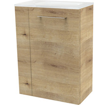 Waschtischunterschrank FACKELMANN Small Bathroom Collection BxHxT 44 x 60 cm x 24,3 cm Frontfarbe asteiche 86063