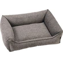 Graues Hundebett aus Stoff