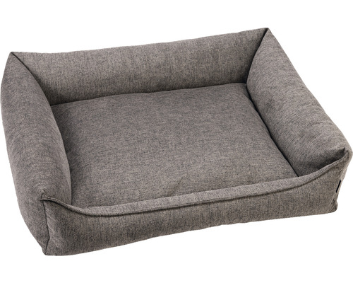 Hundebett beeztees Memory Foam Zia Grau 100 x 80 cm orthopädisches Bett zum entspannten liegen