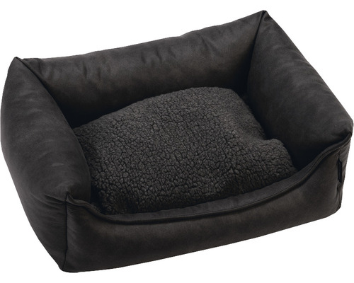 Hundebett beeztees Memory Foam Uma Anthrazit 60 x 40 cm orthopädisches Bett zum entspannten liegen