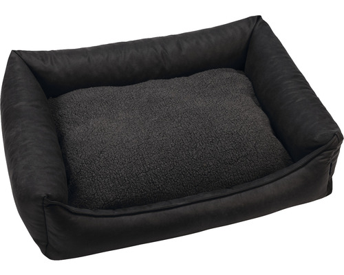 Panier pour chien beeztees Memory Foam Uma anthracite 100 x 80 cm panier orthopédique pour se coucher en étant parfaitement détendu