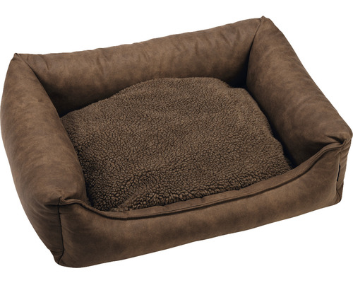 Panier pour chien beeztees Memory Foam Uma marron 80 x 60 cm panier orthopédique pour se coucher en étant parfaitement détendu