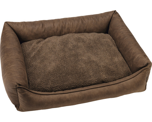 Panier pour chien beeztees Memory Foam Uma marron 100 x 80 cm panier orthopédique pour se coucher en étant parfaitement détendu