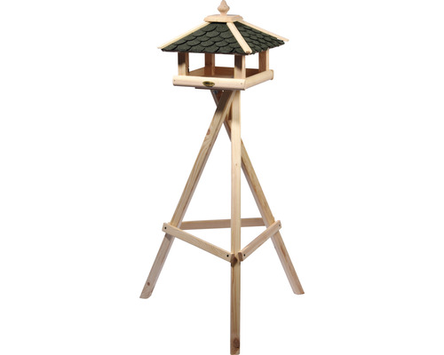 Vogelhaus mit Ständer aus Holz
