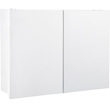Armoire de toilette Brida blanche 2 portes 67,5x50 cm-thumb-3
