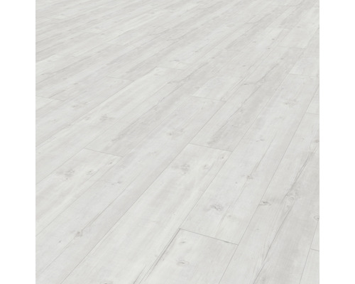 Lame vinyle Premium chêne gris clair-blanc autoplombante 18,4x121,9 cm