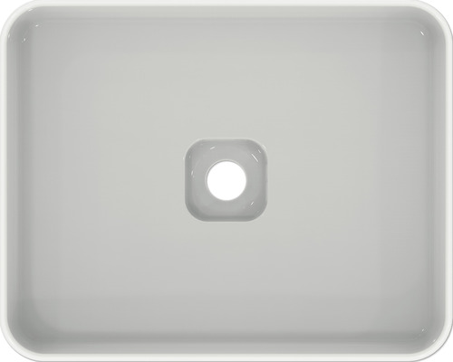 Vasque à poser de forme rectangulaire