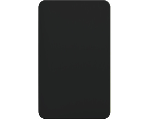 Rectangle noir aux coins arrondis