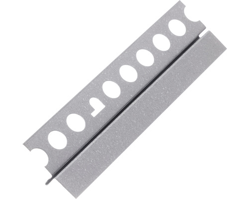 Fliesenschiene aus Metall mit Löchern
