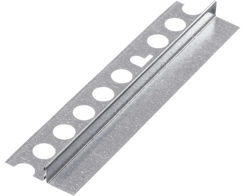 Fliesenschiene aus Metall mit Löchern