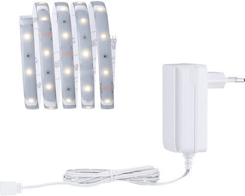 Kit de base ruban lumineux MaxLED 250 prêt à être raccordé IP441,5 m6W450 lm2700 K blanc chaud 108 LED avec revêtement Protect Cover 24V