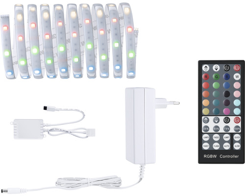 MaxLED 250 RGBW Betriebsfertiges Strip-Basisset IP44 3,0 m 20W 810 lm 3000 K beschichtet 90 LED´s 24V Smart Home-fähig nach Erweiterung