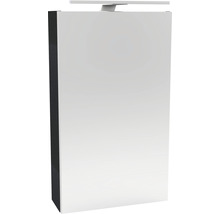 Spiegelschrank FACKELMANN SBC Small Bathroom Collection 400 x 16,2 x 680 mm anthrazit 1-türig LED rechts