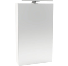 Spiegelschrank FACKELMANN SBC Small Bathroom Collection 400 x 16,2 x 680 mm weiß 1-türig LED links