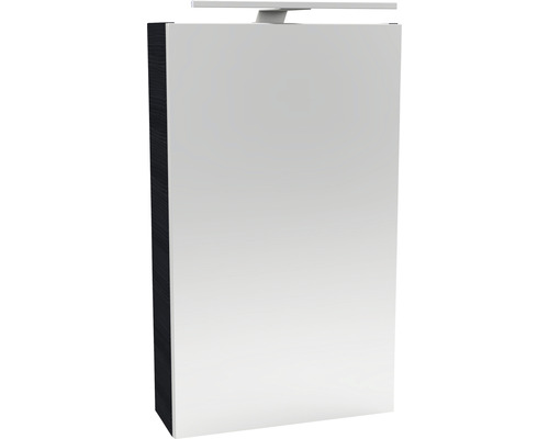 Armoire de toilette FACKELMANN SBC Small Bathroom Collection 400 x 16,2 x 680 mm dark oak 1 porte led