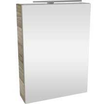 Spiegelschrank FACKELMANN SBC Small Bathroom Collection 500 x 16,2 x 680 mm steinesche 1-türig LED links