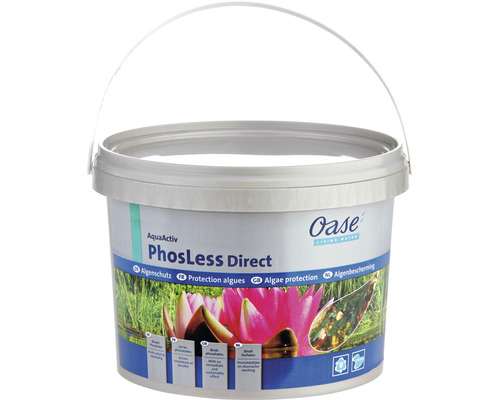 Éliminateur de phosphate Oase AquaActiv PhosLess Direct 5 l Oase AquaActiv PhosLess Direct pour lutter contre les algues en seau