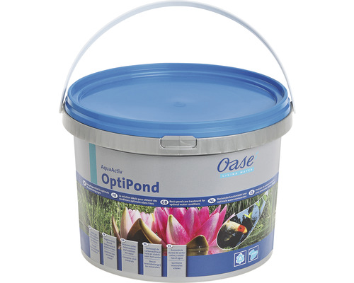 Stabilisateur de bassin Oase AquaActiv OptiPond 5 l Oase AquaActiv OptiPond seau d''entretien de bassin