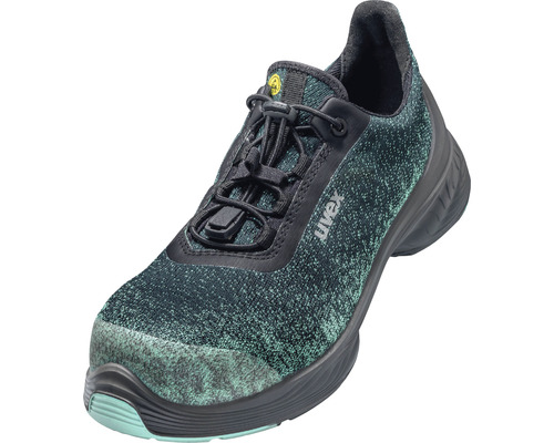 Chaussures de sécurité mi-hautes S1P Uvex vert foncé Pointure 35 Chaussure de sécurité Uvex avec laçage