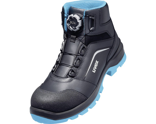 Bottes de sécurité S3 Uvex BOA fermeture tournante noir pointure 45