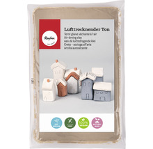Terre glaise séchant à l'air, 500 g, blanc