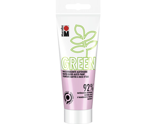 Marabu Green Wasserbasierte Alkydfarbe pastellrosa 227 100 ml Marabu Green wasserbasierte Alkydfarbe in einer Tube