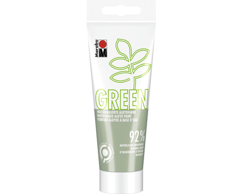 Marabu Green Wasserbasierte Alkydfarbe mistel 159 100 ml Marabu Alkydfarbe auf Wasserbasis in Grün