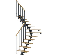 Escalier en colimaçon en bois et métal pour l''intérieur
