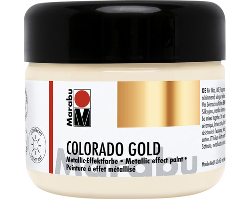 Marabu Colorado Gold Metallic-Effektfarbe weißgold 798 225 ml