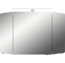 Spiegelschrank Cassca Sprint 100 x 17 x 67 cm eiche riviera 3-türig LED IP 20