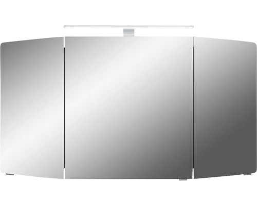 Armoire de toilette à trois portes avec éclairage