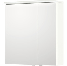 Spiegelschrank Balto Sprint 70 x 17 x 72,3 cm weiß 2-türig LED IP 20