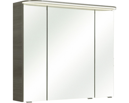 Armoire de toilette à trois portes avec éclairage
