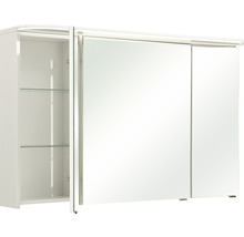 Spiegelschrank Balto Sprint 120 x 17 x 70,3 cm weiß 3-türig LED IP 20